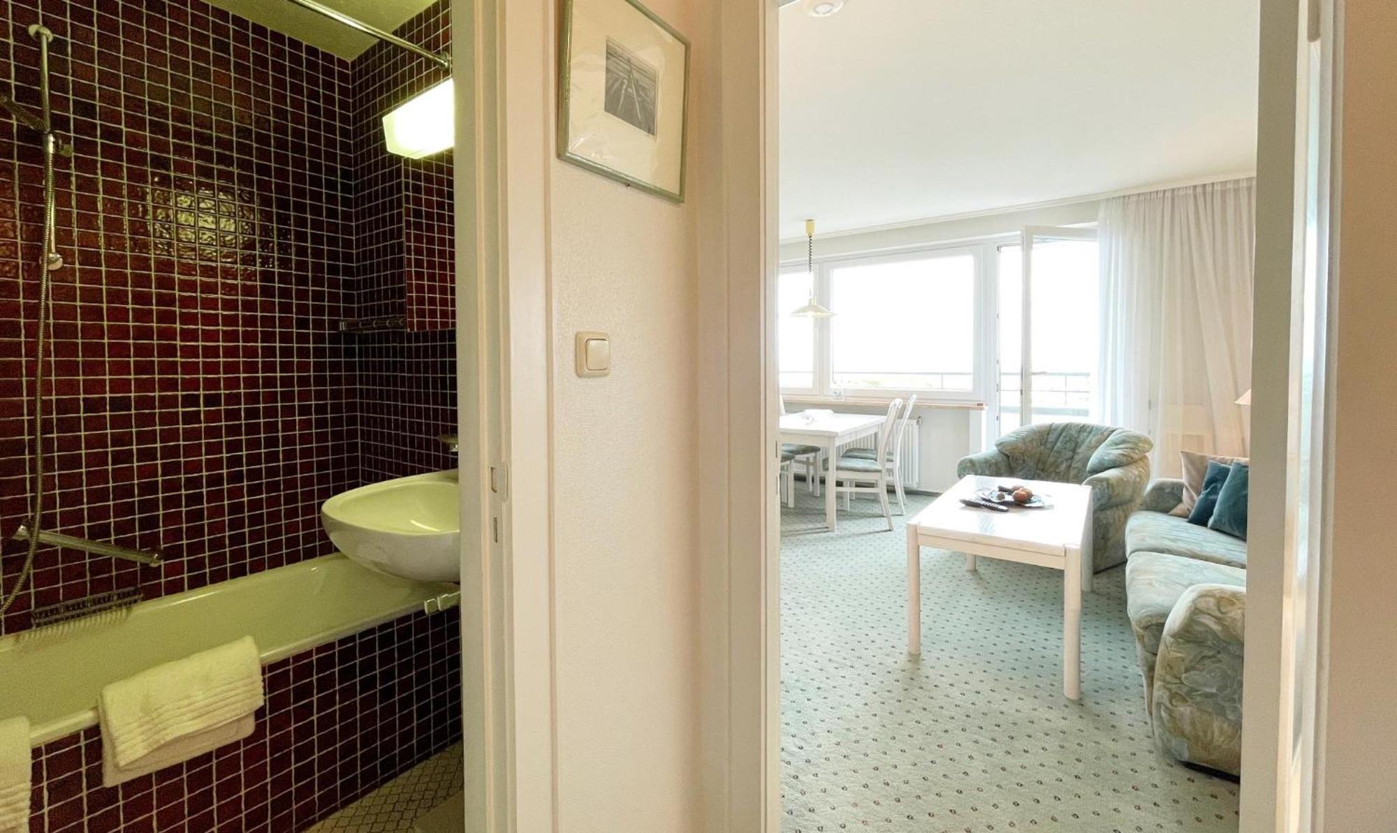 Ferienwohnung in Westerland mit Meerblick und Balkon Exterior foto