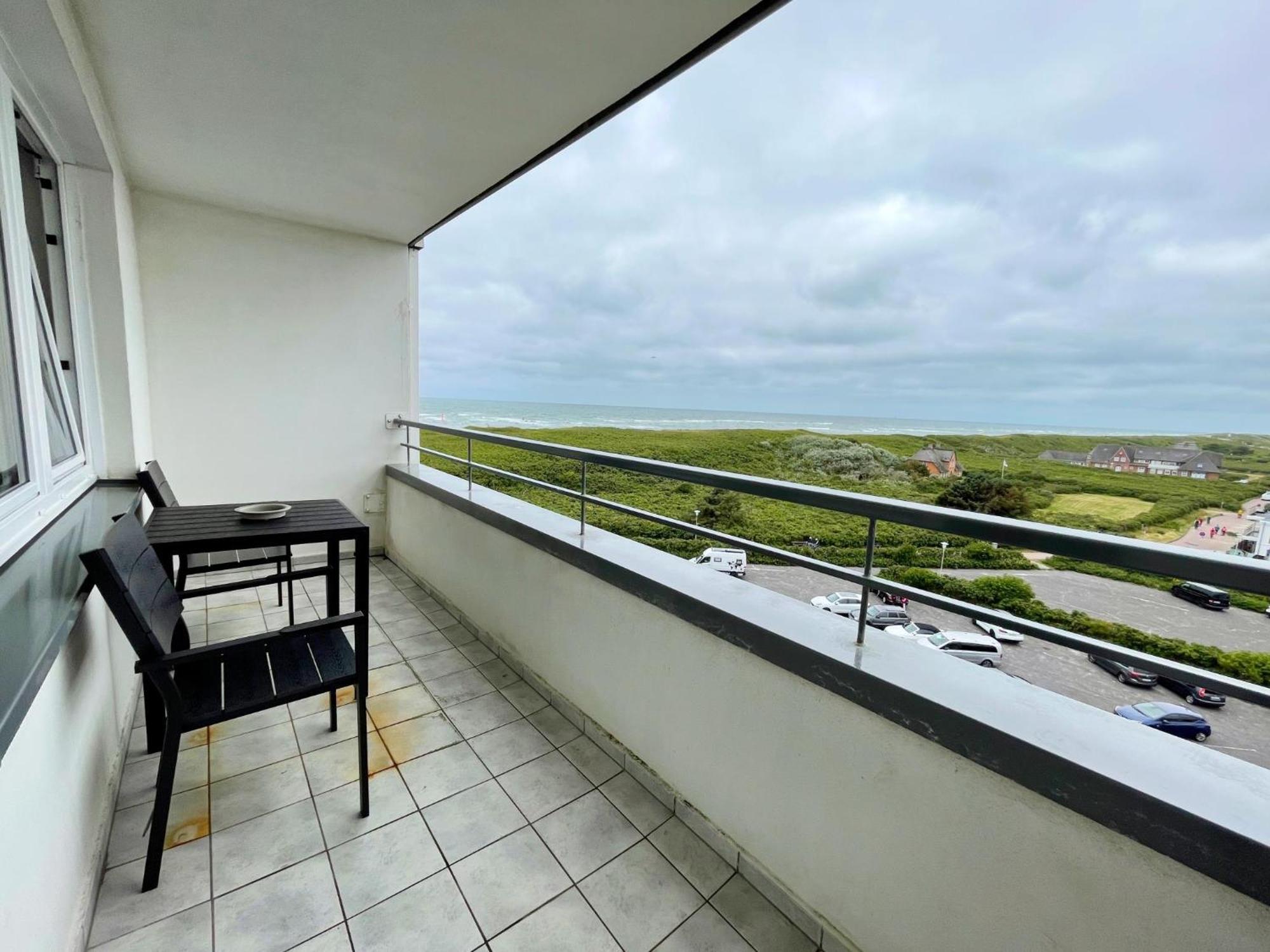 Ferienwohnung in Westerland mit Meerblick und Balkon Exterior foto